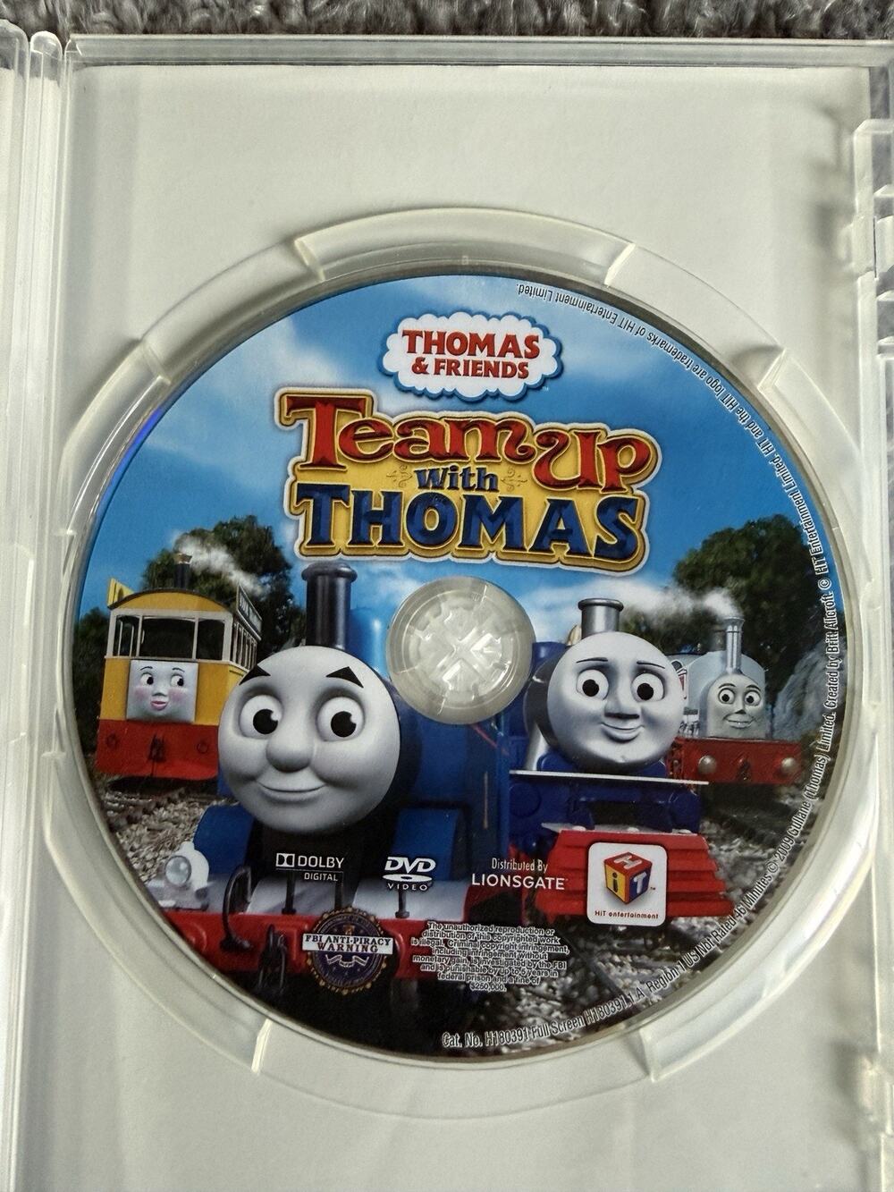 Team Up With Thomas & Friends Train DVD 2009 Includes Never Before Seen Content